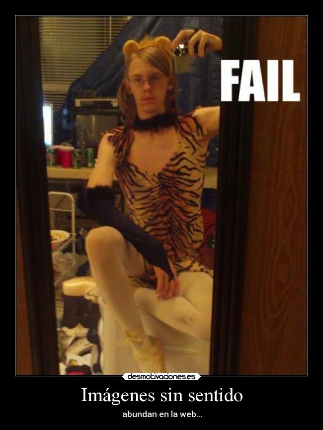Imágenes sin sentido - abundan en la web...