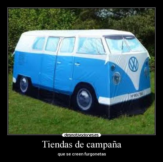 Tiendas de campaña - que se creen furgonetas
