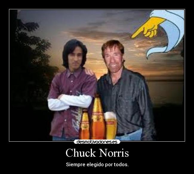Chuck Norris - Siempre elegido por todos.