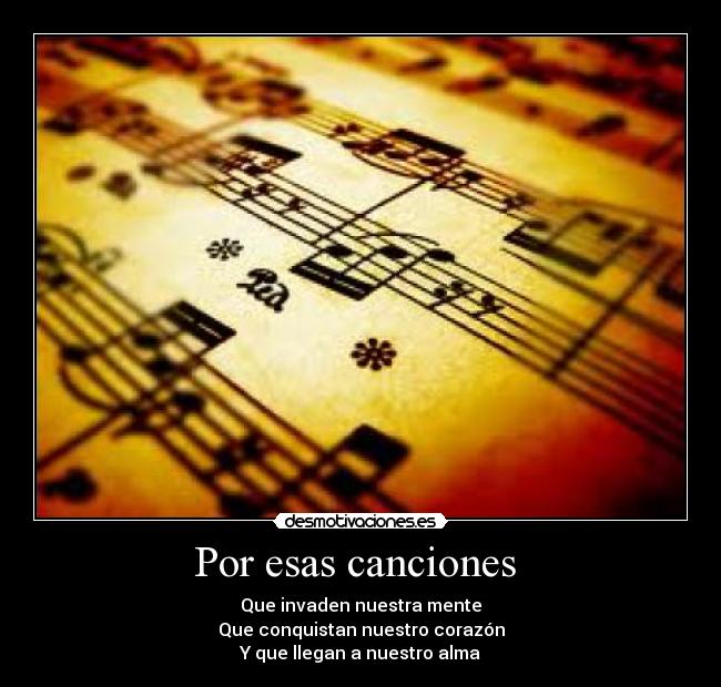 Por esas canciones -