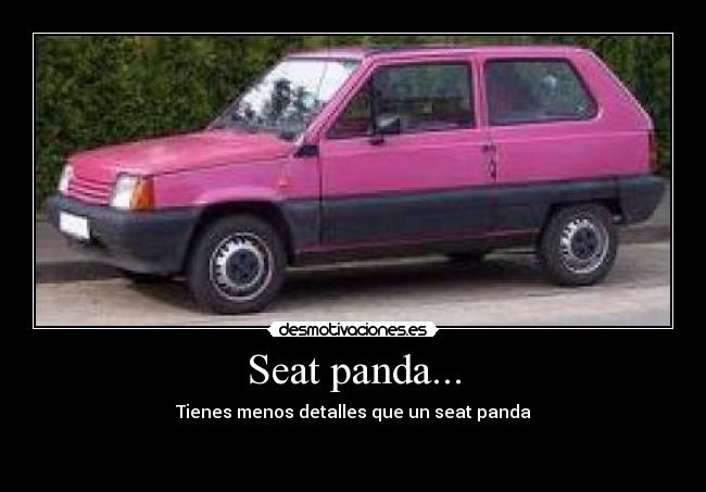 Seat panda... - 