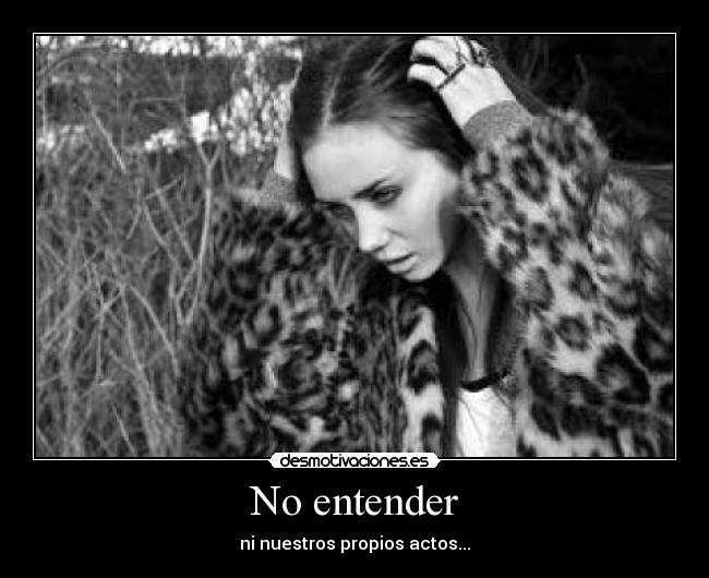 No entender - 