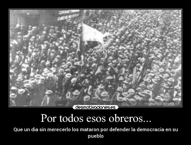 Por todos esos obreros... - 