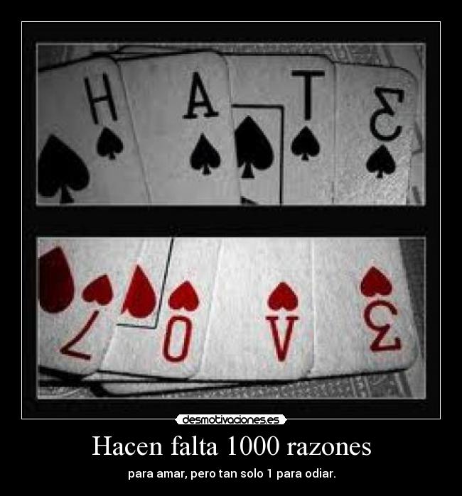 Hacen falta 1000 razones - 