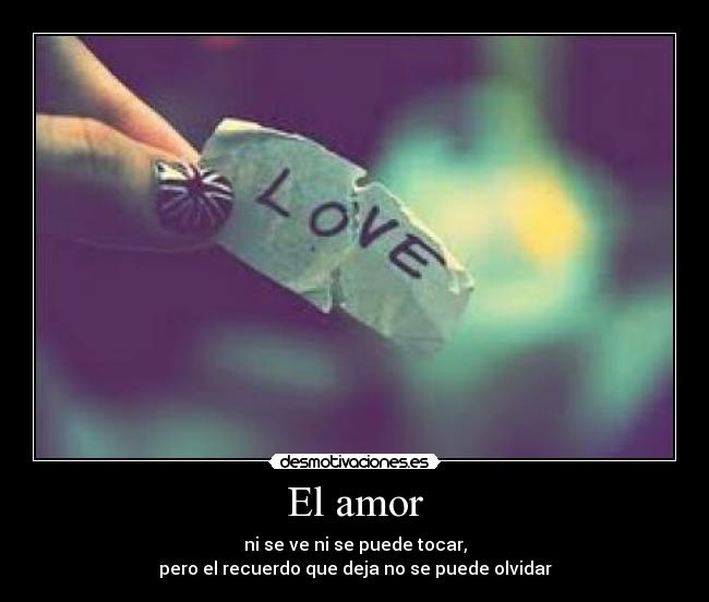 El amor - 