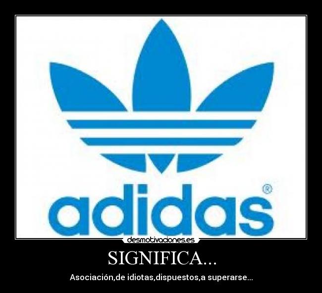 que significa adidas