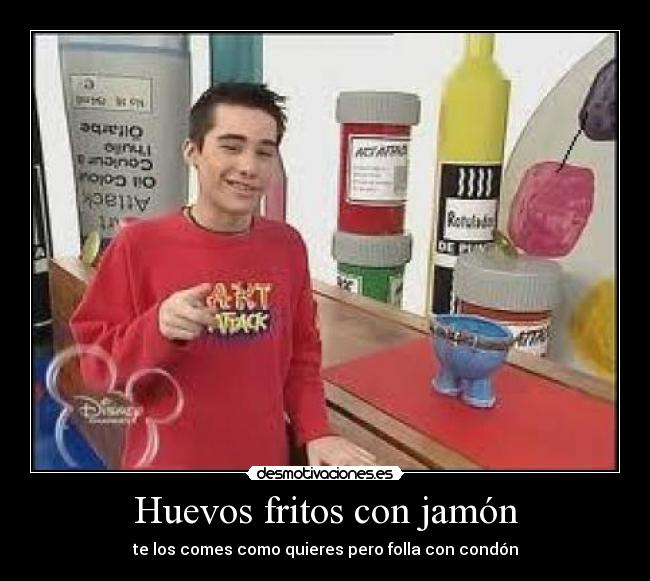 Huevos fritos con jamón -