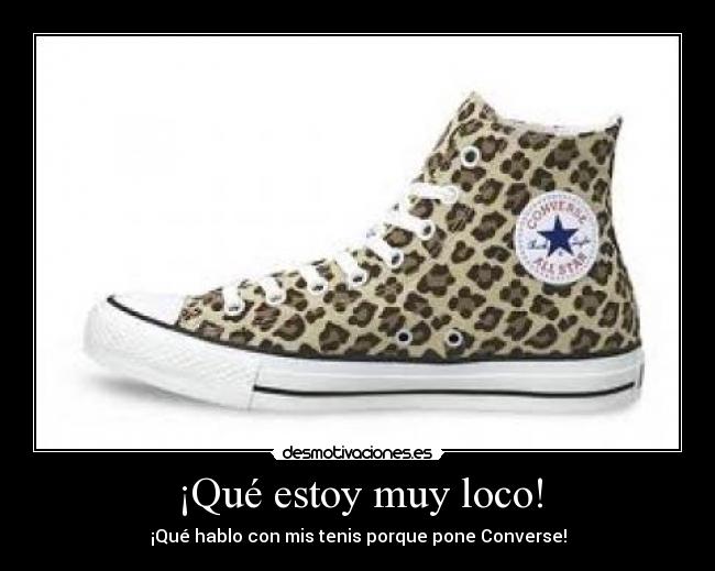 ¡Qué estoy muy loco! -