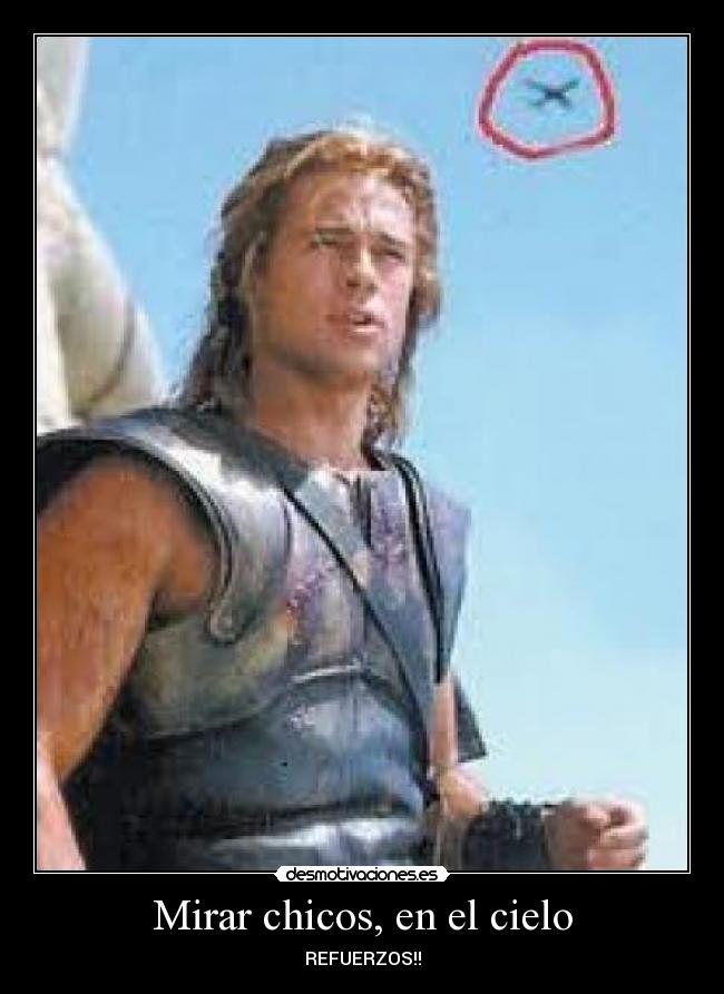 Mirar chicos, en el cielo -
