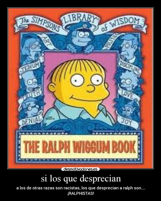 si los que desprecian -