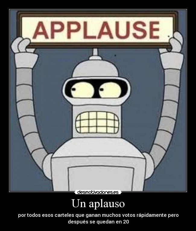 Un aplauso -