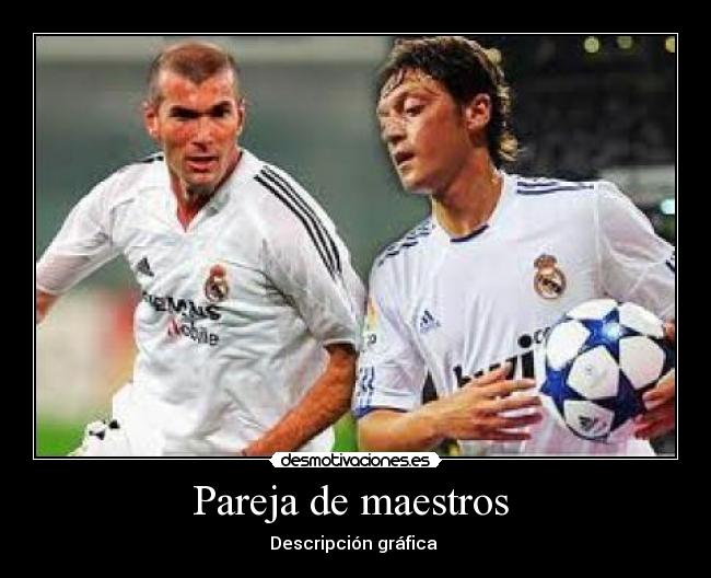 Pareja de maestros - Descripción gráfica