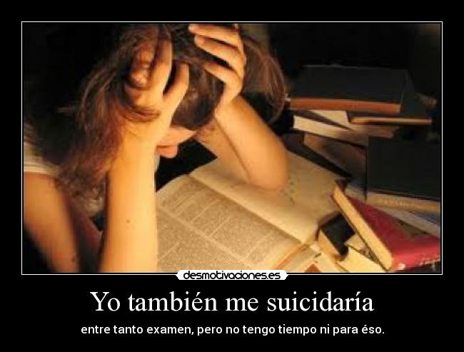 Yo también me suicidaría - 