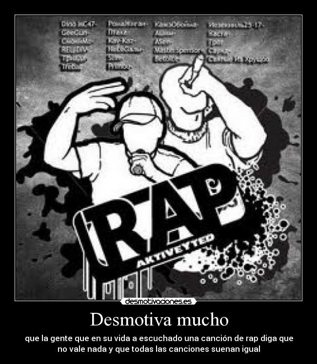 Desmotiva mucho - 