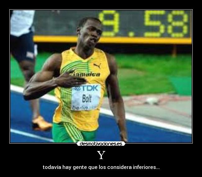 carteles usain bolt igualdad desmotivaciones