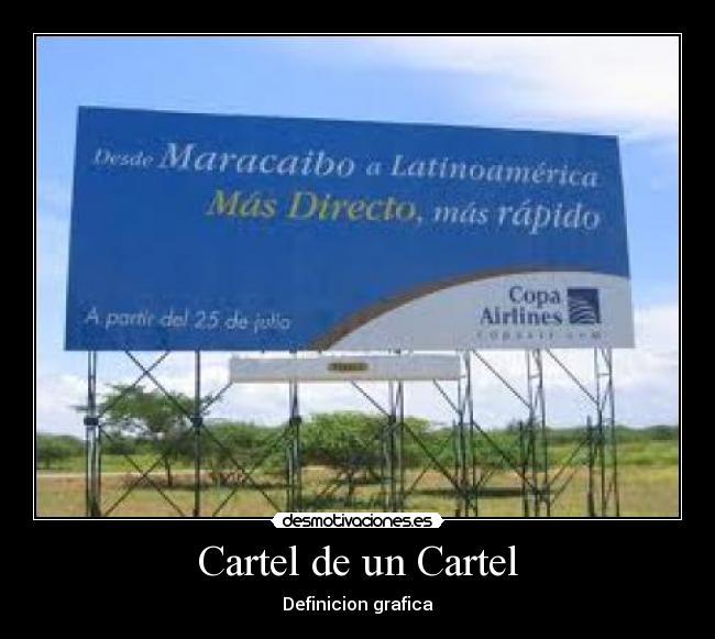 Cartel de un Cartel -