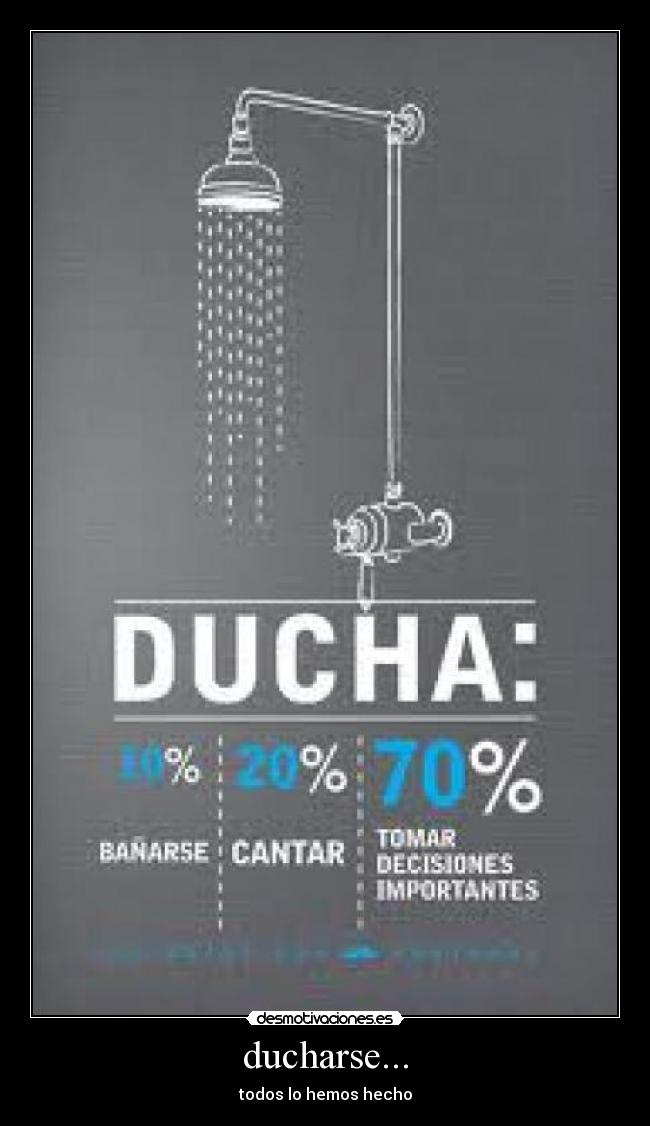 ducharse... -
