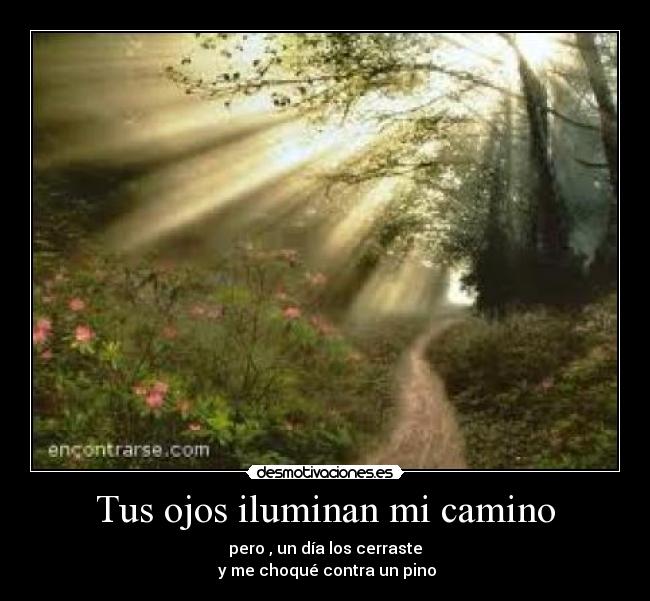 Tus ojos iluminan mi camino - 
