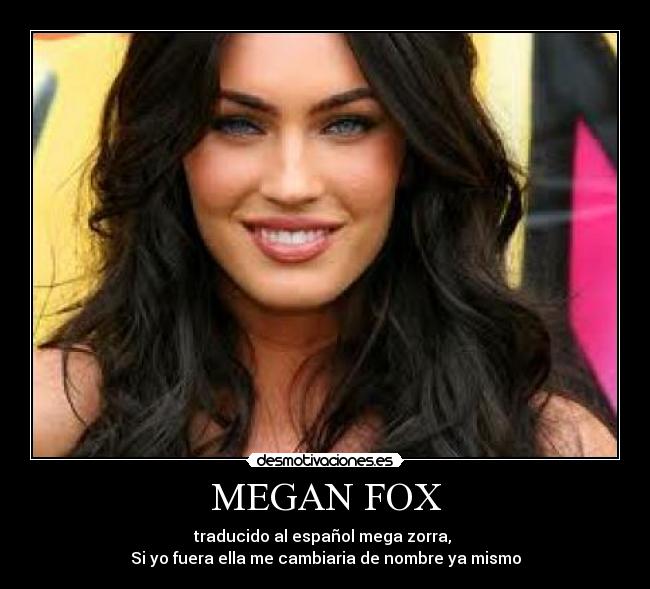 carteles megan fox desmotivaciones