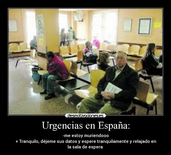 Urgencias en España: -