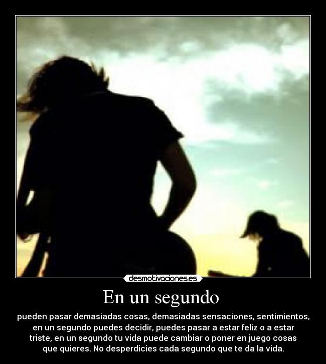 En un segundo  - 