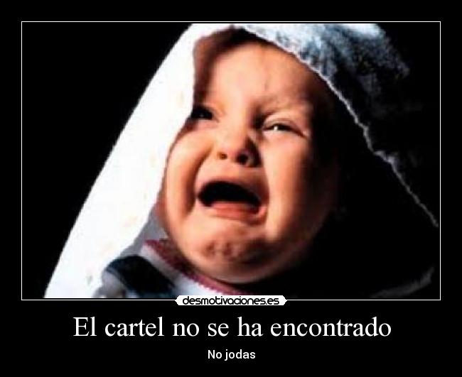 El cartel no se ha encontrado - 