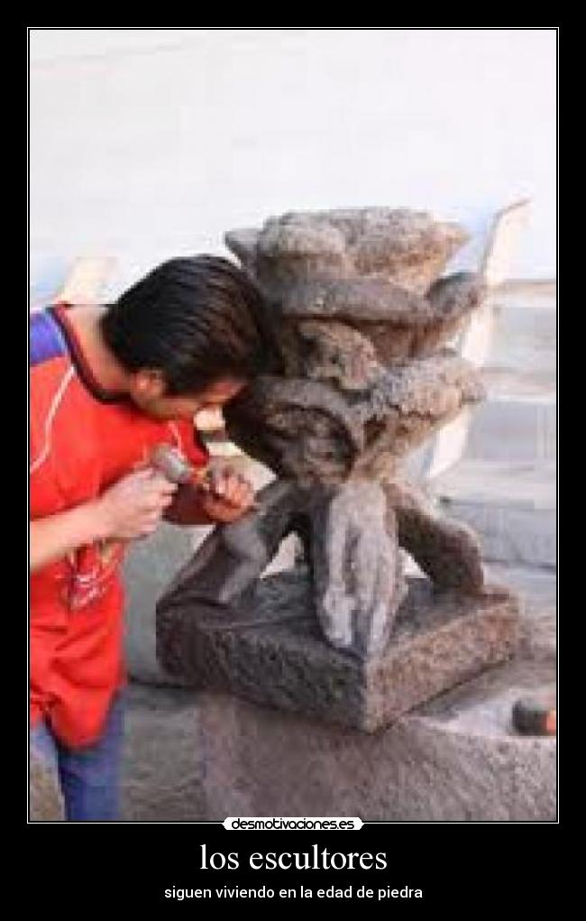 los escultores -