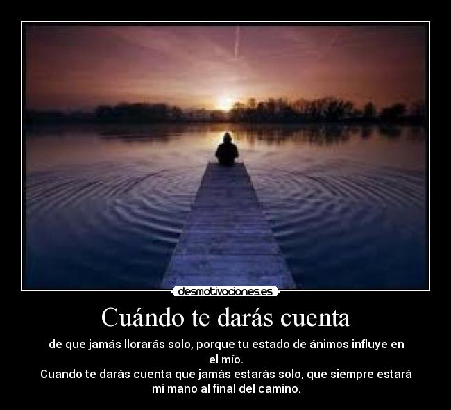 Cuándo te darás cuenta -