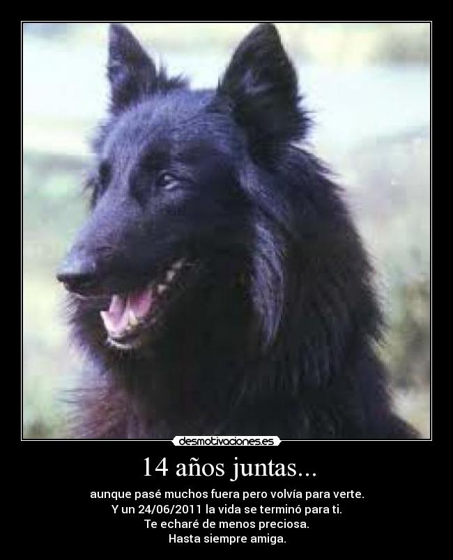 14 años juntas... -