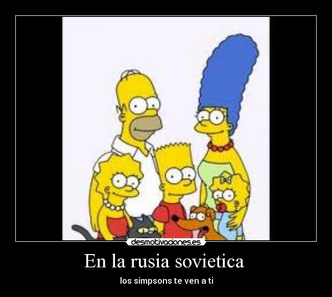 En la rusia sovietica - los simpsons te ven a ti
