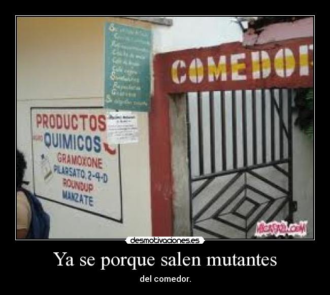 Ya se porque salen mutantes - 