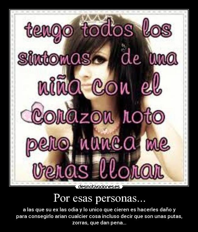 Por esas personas... - 