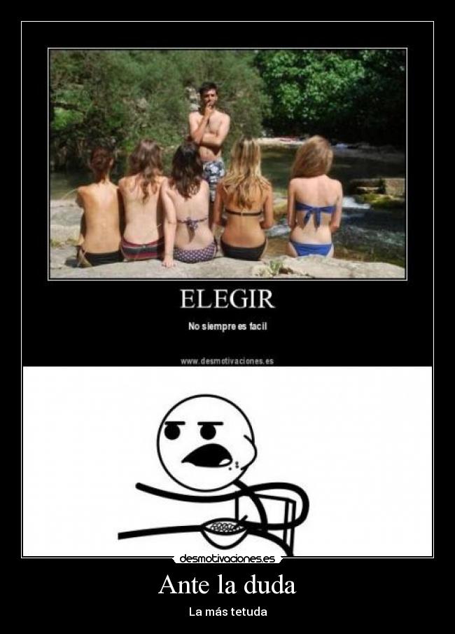 Ante la duda - La más tetuda