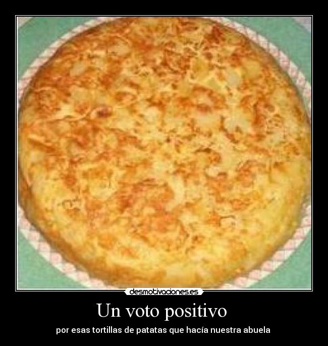 Un voto positivo -