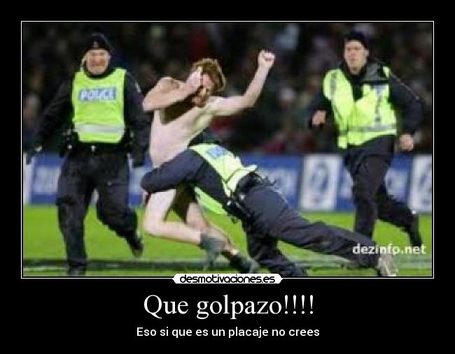 Que golpazo!!!! - Eso si que es un placaje no crees
