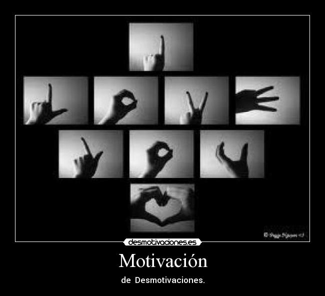 Motivación - de  Desmotivaciones.