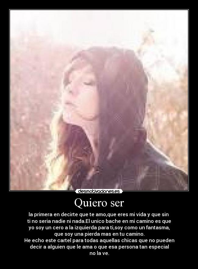 Quiero ser -