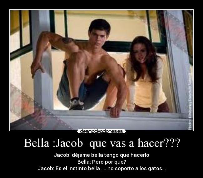 Bella :Jacob  que vas a hacer??? - 