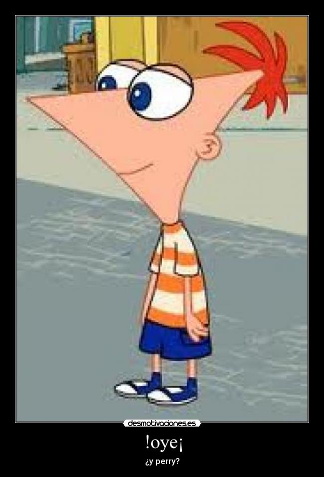 !oye¡ - ¿y perry?
