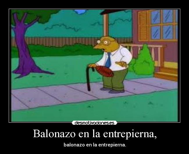 Balonazo en la entrepierna, - 