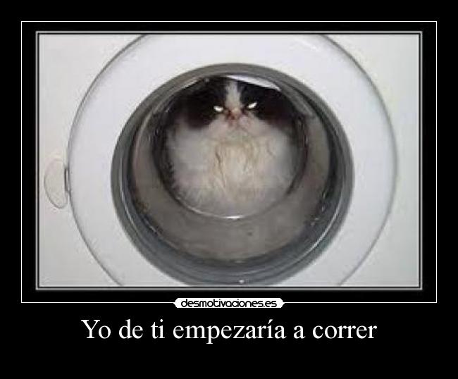 Yo de ti empezaría a correr -