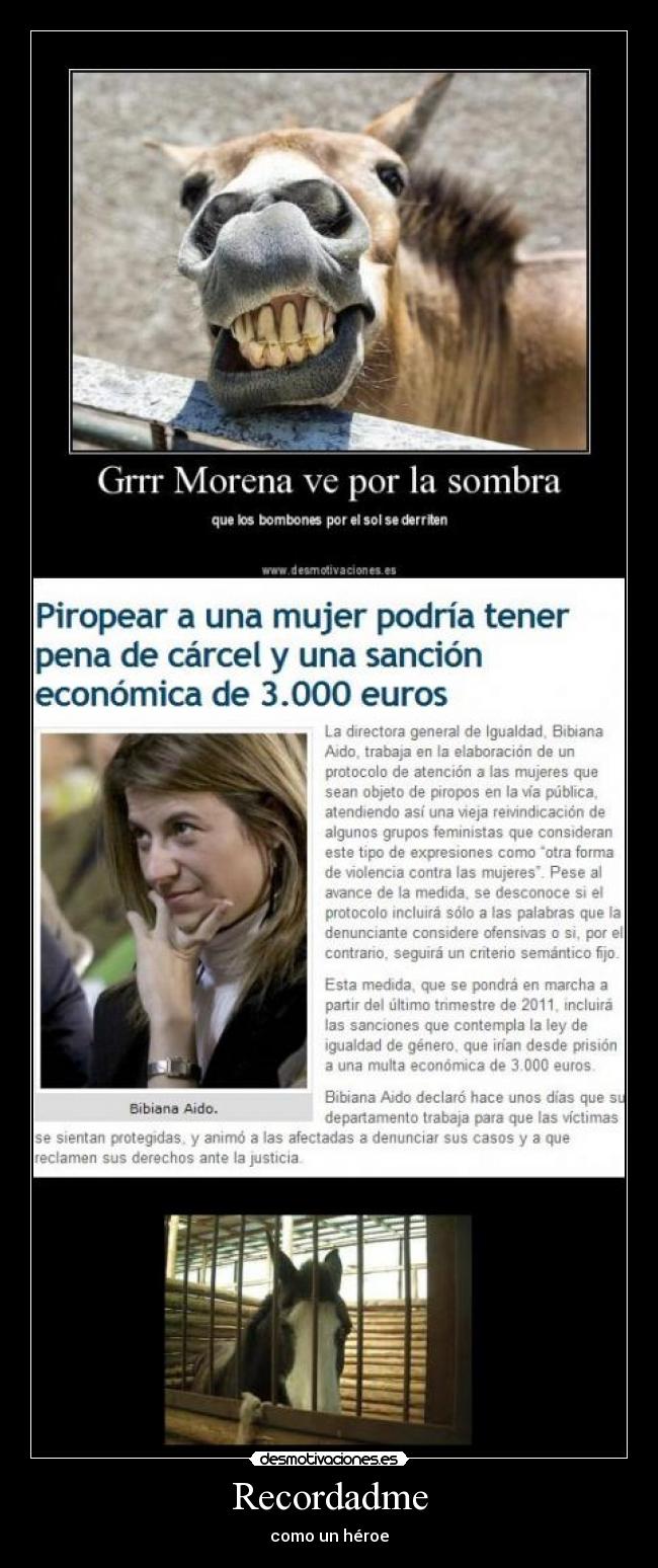 Recordadme - como un héroe