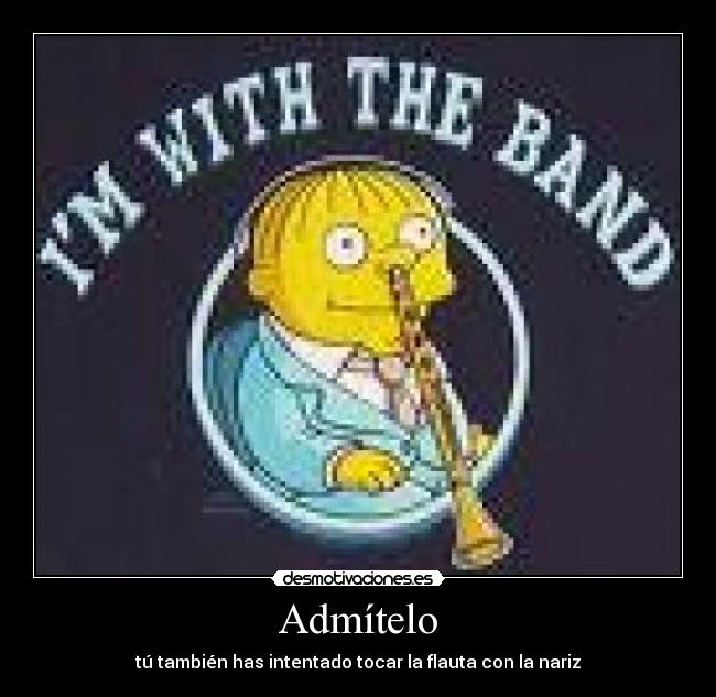 Admítelo - tú también has intentado tocar la flauta con la nariz