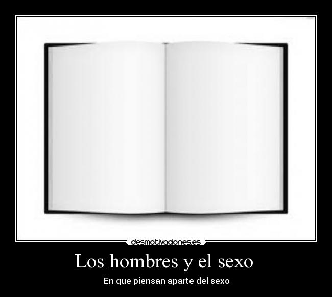 Los hombres y el sexo  - 