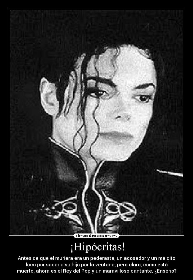¡Hipócritas! -