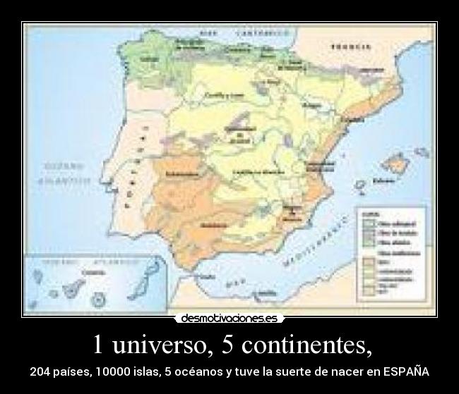 1 universo, 5 continentes, -