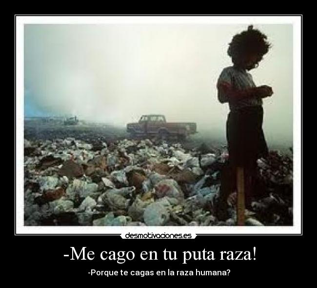 -Me cago en tu puta raza! - 
