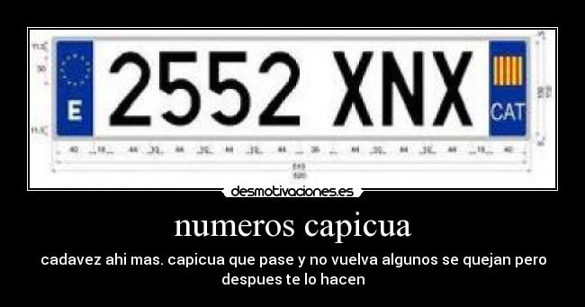 numeros capicua - cadavez ahi mas. capicua que pase y no vuelva algunos se quejan pero
despues te lo hacen