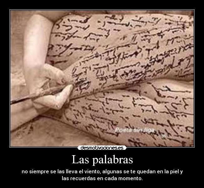 Las palabras -