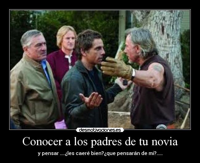 Conocer a los padres de tu novia -